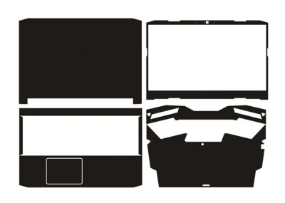 Carbon Laptop Sticker Skin Decals Guard for Acer Nitro 5 AN515-55 56 57 15.6" - Image 1 of 4