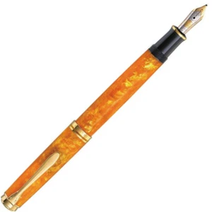 Pelikan Souveran Special Edition M600 Vibrant Orange 14K Füllfederhalter F Feder NEU - Bild 1 von 4