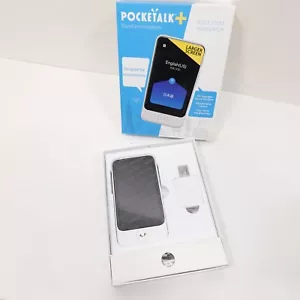 Pocketalk Plus Instant Two-Way VOICE TRANSLATOR with Camera & Image Translation - Picture 1 of 4