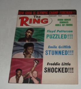 The RING BOXING MAGAZINE February 1969 MAX BAER FLOYD PATTERSON EMILE GRIFFITH - Picture 1 of 2