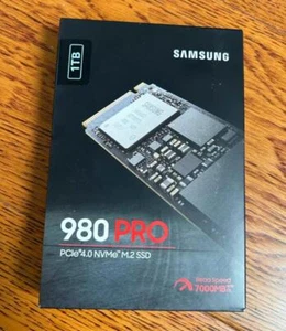 New Samsung 980 PRO 1TB Internal SSD PCIe 4.0 x4 NVMe M.2 2280 MZ-V8P1T0 - Picture 1 of 3