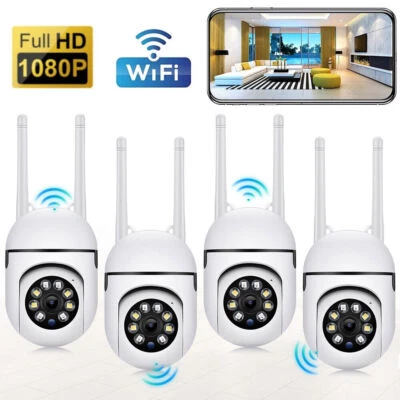 4x Wireless 5G WiFi Security Camera System Smart outdoor Night Vision Cam 1080P - Image 1 of 4