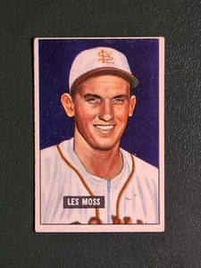1951 Bowman #210 Les Moss St. Louis Browns EX-NRMT. - Picture 1 of 2