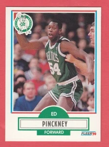 1990 Fleer Basketball # 15 Ed Pinckney -- Celtics -- Box 737 - Imagen 1 de 1