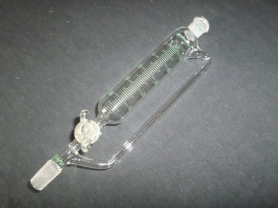 CHEMGLASS 14/20 Graduado 50 ml Embudo de Adición con Llave de Paso de Vidrio de 2 mm, CG-1710-16 Foto 1 de 4