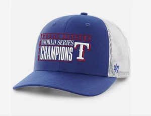 Texas Rangers 2023 World Series Champions Umkleideraum 47 Trucker blau neu 9Fifty - Bild 1 von 5