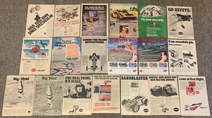 lot of nineteen COX modeling/R/C ads 1970s-1990s - Picture 1 of 1