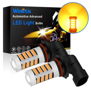 WINETIS 9145 9140 9005 3000K Yellow LED Fog Lights Driving Bulbs DRL 92SMD Lamp - Picture 1 of 8