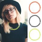 Fashion Collars Acrylic Hit-hop Necklace Jewelry Gifts Cuban Chain Punk Chain