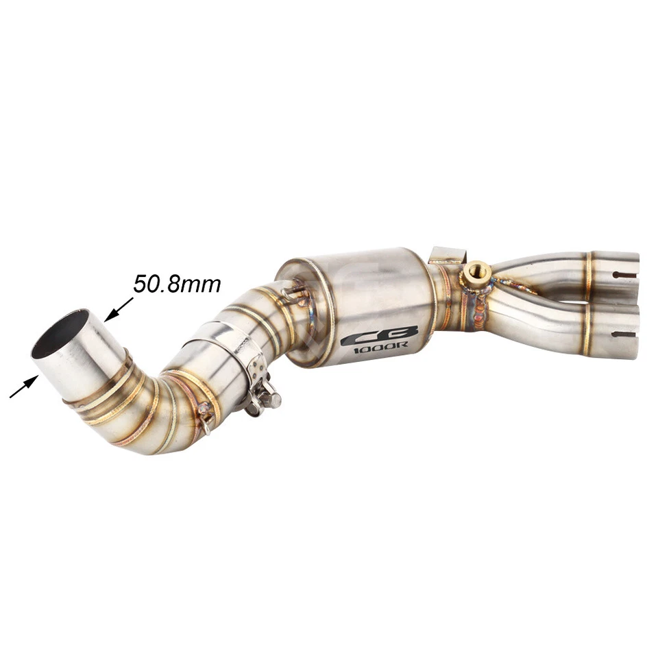 For Honda CB1000R 2008-2016 CB 1000 R Motorcycle Exhaust Middle Link Pipe — 第 1/4 张图片
