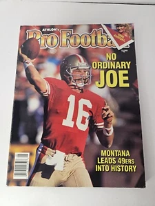 Athlon's Pro Football Magazine 1990 Annual No Ordinary Joe San Francisco 49ers - Picture 1 of 2