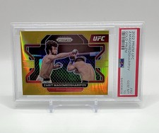 Zabit Magomedsharipov 2022 Panini UFC Prizm Gold 07/10 Card #82 SSP PSA 10 Pop 2