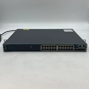 Cisco Catalyst 2960S WS-C2960S-24PS-L 24-Port Gigabit Ethernet Managed PoE - Picture 1 of 6