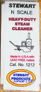 Stewart N Scale #1212 Heavy-Duty Steam Cleaner (White Metal) 1:160th Scale - Picture 1 of 2