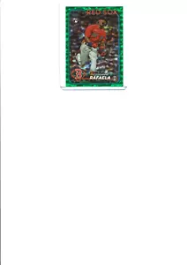 2024 Topps Baseball Series 1 Ceddanne Rafaela RC #313 Green Foil #140/499 - Picture 1 of 2