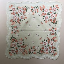 Pretty Vintage Handkerchief / Hanky - #18 (Buy 3 - choose a 4th for free)