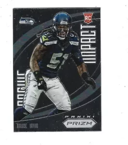 2012 Panini Prizm Rookie Impact #13 Bruce Irvin SEATTLE SEAHAWKS - Foto 1 di 1