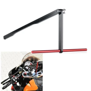 Motorcycle Alignment Adjust Tool Clip On Handlebar Convenient Aluminum Universal - Picture 1 of 12