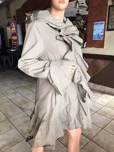 Creenstone Jacket Olive Hooded Rain Coat M - Picture 1 of 9