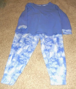 Cuddle Duds Fleece Pajamas Petite Lg Lavender - Picture 1 of 1