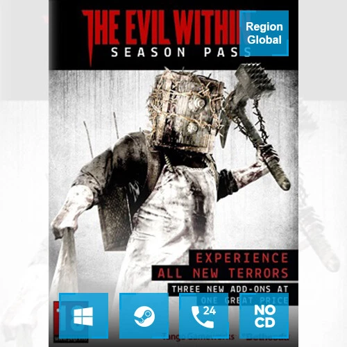 The Evil Within Season Pass DLC for PC Game Steam Key Region Free - Image 1 of 1