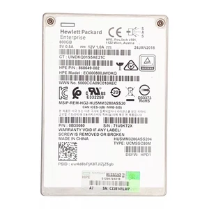 HP (868649-002) SSD 800 GB schreibintensiv (SFF 2,5 Zoll) SAS-3 12 G - Bild 1 von 3