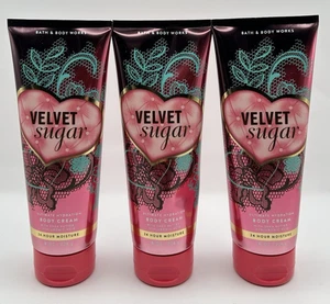 NEU Bath & Body Works Velvet Sugar Körpercreme 3-teiliges Set volle Größe Sheabutter 24 Unzen - Bild 1 von 3