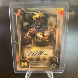 Bowman Chrome U 2025 - MIKEY KEENE - /299 refractor automático Michigan - Imagen 1 de 2