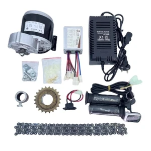 350W Electric Bicycle Bike Conversion Kits 24V36V E-Bike Brush Motor W/Freewheel - Picture 1 of 14