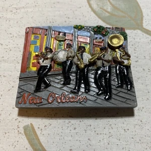 New Orleans Jazz Refrigerator Magnet - Picture 1 of 4