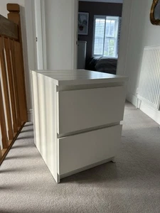 IKEA Malm High Gloss White Chest Of Draw 40x55cm - Picture 1 of 7