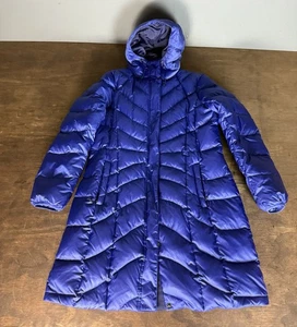 LANDS END PARKA PIUMINO VIOLA DONNA TAGLIA LARGE - Foto 1 di 5
