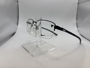 Nike 8141 001 55/17 140 Herren Schwarz Halbrand Brille A4754 " - Bild 1 von 23