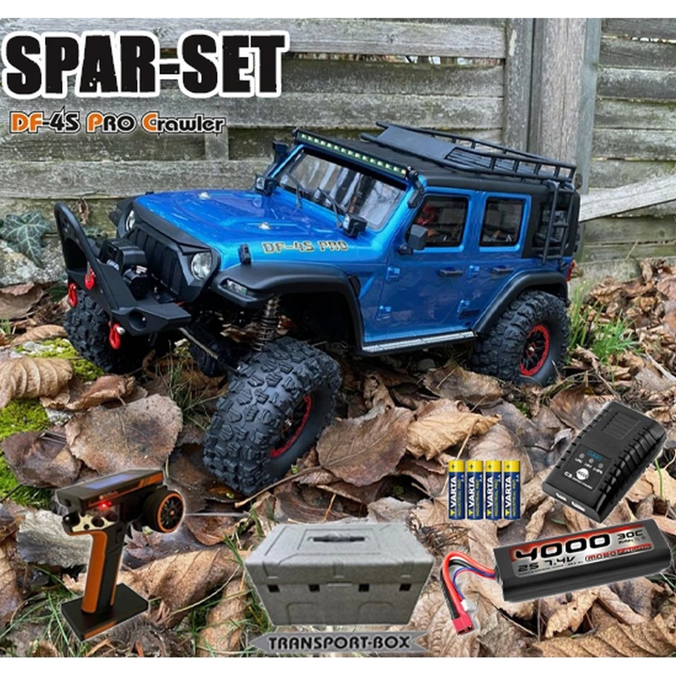 DF-Models 3153 DF-4S PRO Crawler 4WD 1:10 Modell 2024 - Inkl Lipo-Stater-Kit - Bild 1 von 1