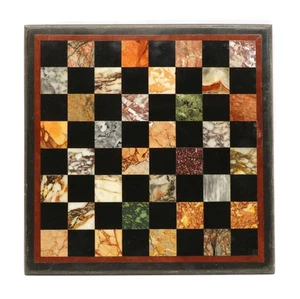 Marble Chess Board | Modern Chess Set | Stone Board Set | Unique Chess Gift Him - Picture 1 of 8