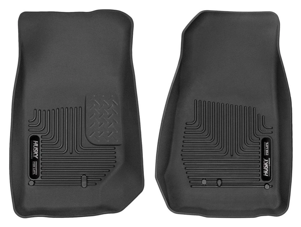 Husky X-Act Contour Front Floor Black Fits 2007-2018 Jeep Wrangler JK 2Dr/4Dr Foto 1 de 4