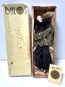Dollcrafter Classics Charles A. Berry for Balos Harlequin Porcelain Doll 16" - Picture 1 of 20