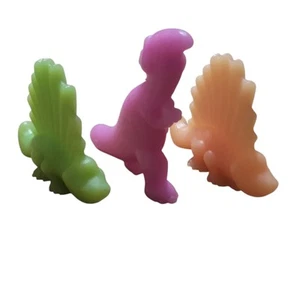 Flintstones Fruity Pebbles Stegosaurus Dinosaur Cereal Box Toy Prize T-Rex Post - Picture 1 of 16