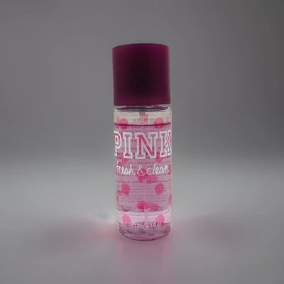 RARE VICTORIA'S Secret PINK Fresh & Clean Perfume BODY Mist Spray 2.5oz - Image 1 of 3