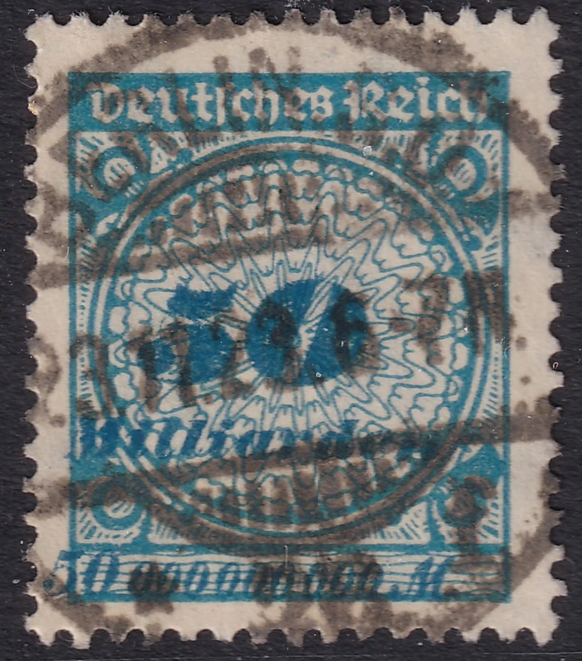 Germany 1923. Mi:DR 330A. 50 Mrd. Magnificent HEIDELBERG 23.11.23.Cat 45€ + 50% - Image 1 of 1