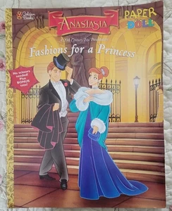 Lote de libros de muñecas de papel Disney Anastatia 1997 nuevo de colección #18 - Imagen 1 de 5