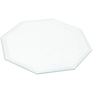 Plymor 5" Octagon, 3mm Thick Beveled Clear Glass - Picture 1 of 1