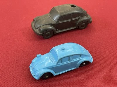 Voitures Miniatures Volkswagen Coccinelle Plastique Ancienne - Photo 1/4