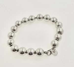 Tiffany & Co Sterling Silver Bead Ball Bracelet - Picture 1 of 3