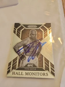 TITO ORTIZ AUTOGRAPH SIGNED TRADING CARD 2023 Panini UFC LT HEAVYWEIGHT CHAMPION - Picture 1 of 2