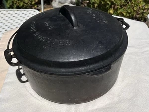 Vintage Wagner Ware 1269 No. 9 Drip Drop Roaster Cast Iron - Picture 1 of 8
