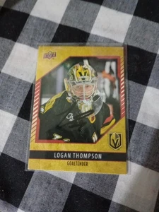 Logan Thompson Signed Upper Deck Hockey Card Vegas Golden Knights - Picture 1 of 1