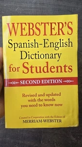 - Webster's Spanish-English Dictionary for Students by Merriam-Webster (2010,... - Picture 1 of 5