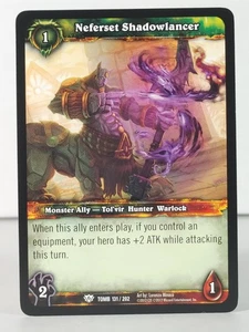 Neferset Shadowlancer - Tomb of the Forgotten - 131/202 - singles - WoW  TCG - Picture 1 of 26