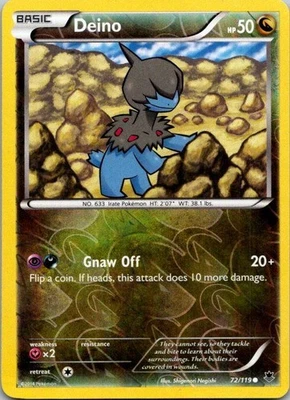 Deino 72/119 Reverse Holo Common XY - Phantom Forces LP - Image 1 of 2